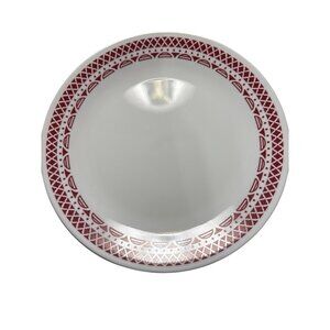 Corelle By Corning Red Cordova Dinner Plates Set of 4 10.25 inch Vintage